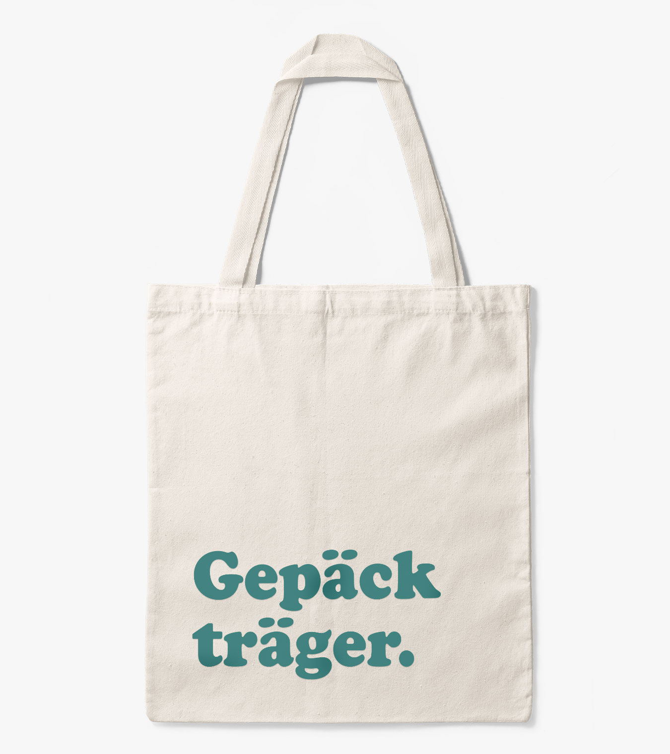 Jutebeutel "Gepäckträger